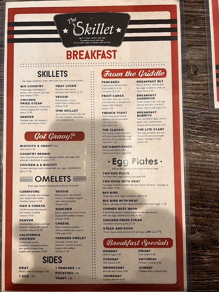 The Skillet Cafe' Bacon